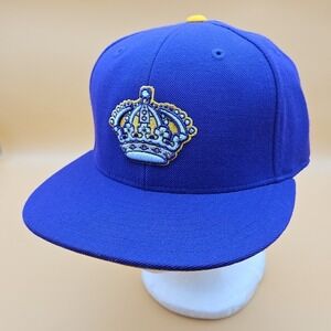 LA Kings Hat Cap Mitchell & Ness Fitted Size 7 1/4 NEW Purple Yellow NHL Hockey